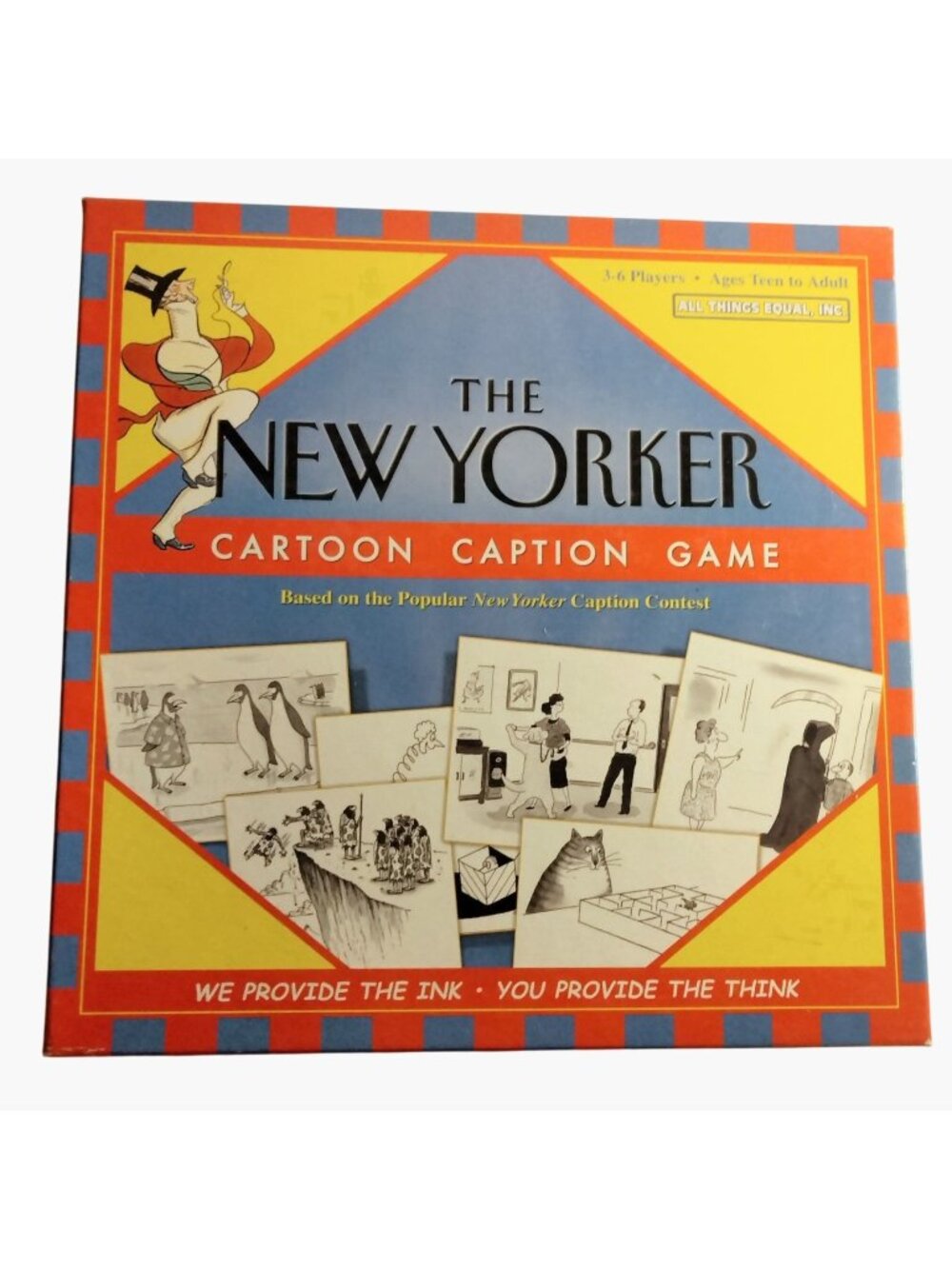 The New Yorker Cartoon Caption Game 3 to 6 Players Teens Adults Complete Set